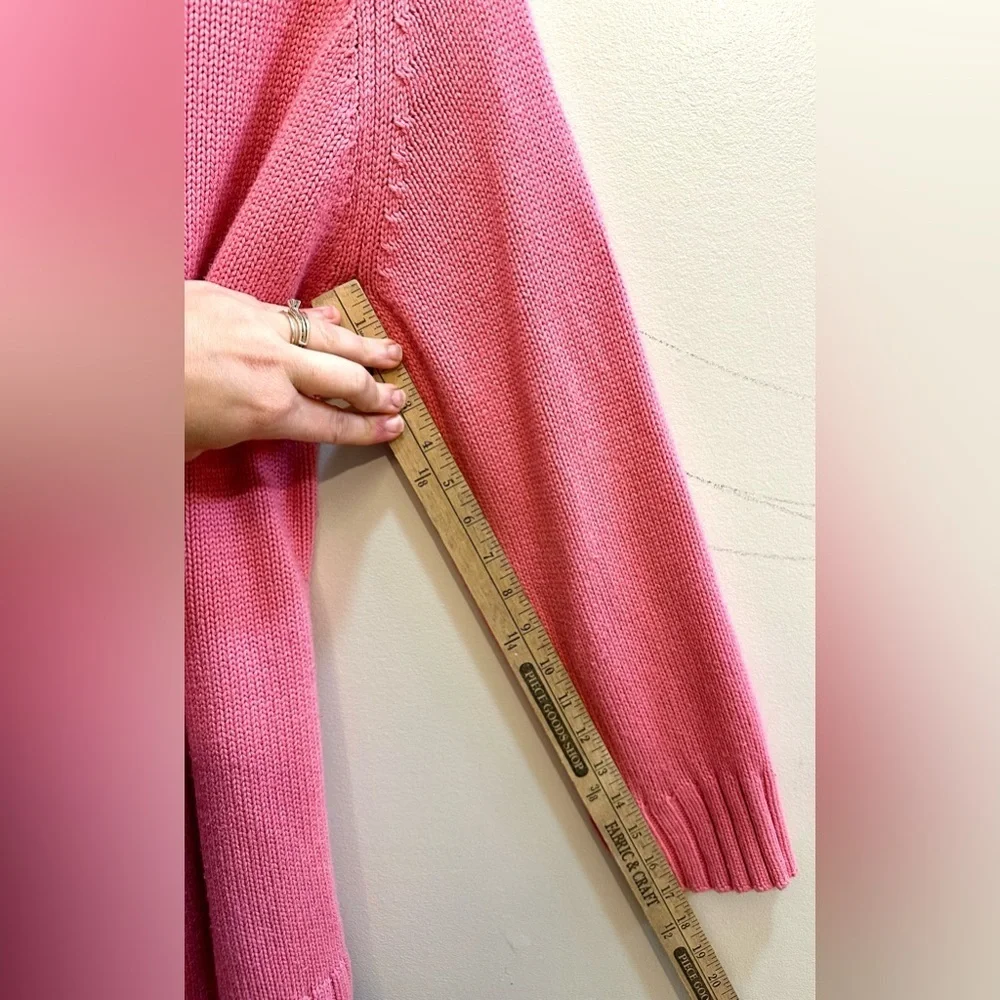 Real Clothes 75% Silk 25% Cashmere Pink Knit Sweater XL Lightweight Luxury
